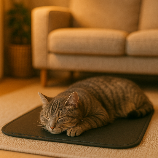 Cat Grounding Mat – Soothing Stress & Anxiety in Indoor Cats | Natural Healing Pad