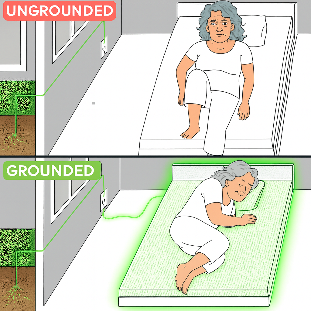 Grounding Nest Neuropathy Relief Bedsheet