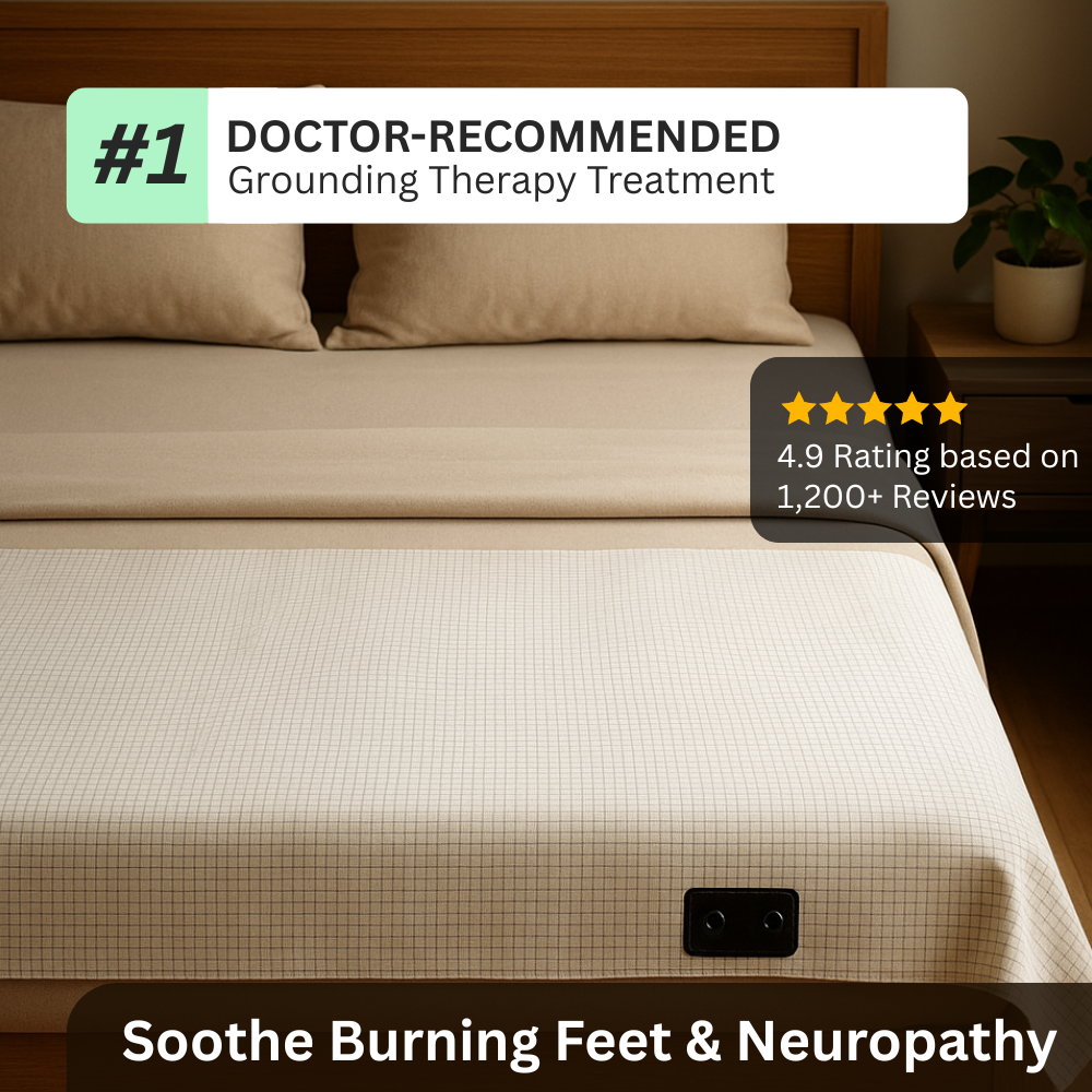 Grounding Nest Neuropathy Relief Bedsheet