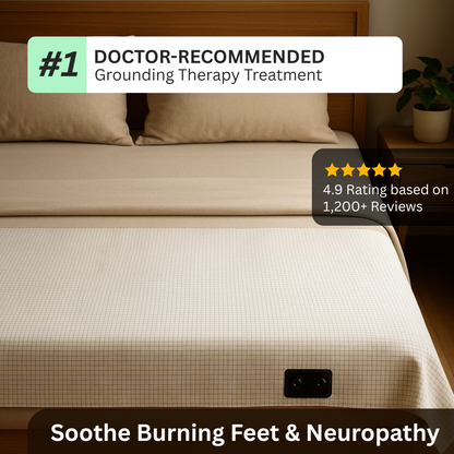 Grounding Nest Neuropathy Relief Bedsheet
