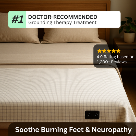 Grounding Nest Neuropathy Relief Bedsheet